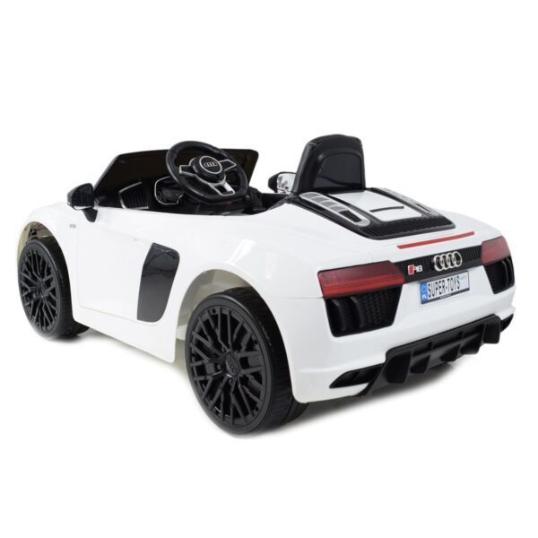 ORYGINALNE AUDI  R8 SPYDER  W NAJLEPSZEJ WERSJI, MIĘKKIE SIEDZENIE, PILOT 2.4 GHZ/ 2198 - obrazek 2