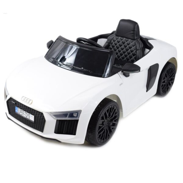 ORYGINALNE AUDI  R8 SPYDER  W NAJLEPSZEJ WERSJI, MIĘKKIE SIEDZENIE, PILOT 2.4 GHZ/ 2198 - obrazek 3