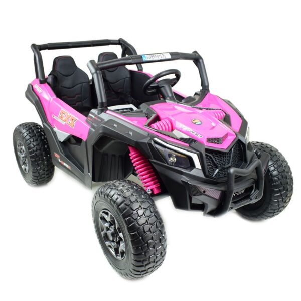 MEGA BUGGY SXS DLA 2 DZIECI 2X120W, SUPER MOC, PRZESUWANE SIEDZENIE, WALIZKA/BBH028 - obrazek 2