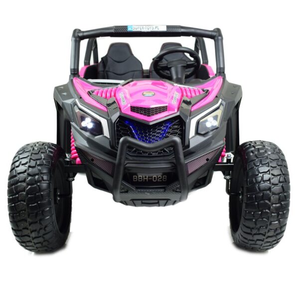 MEGA BUGGY SXS DLA 2 DZIECI 2X120W, SUPER MOC, PRZESUWANE SIEDZENIE, WALIZKA/BBH028 - obrazek 3