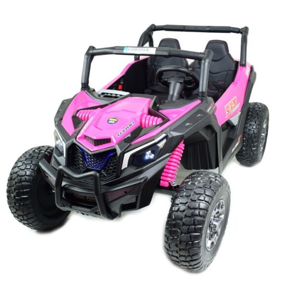 MEGA BUGGY SXS DLA 2 DZIECI 2X120W, SUPER MOC, PRZESUWANE SIEDZENIE, WALIZKA/BBH028 - obrazek 4