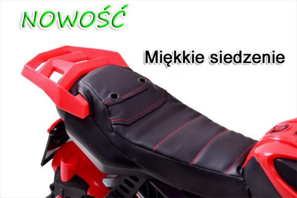 MOTOR ŚCIGACZ POWER 158 - PIERWSZY MOTOREK DLA DZIECKA, MIĘKKIE SIEDZENIE, MIĘKKIE KOŁA EVA/LQ158 - obrazek 4