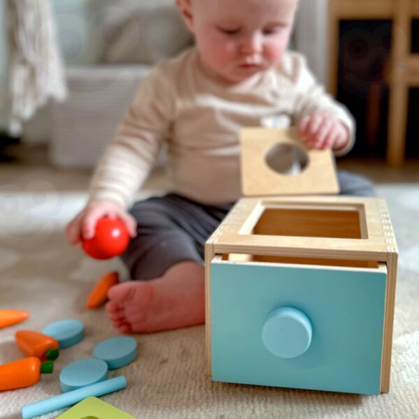 WOOPIE GREEN Drewniana Szuflada Edukacyjna Sorter Montessori - obrazek 3