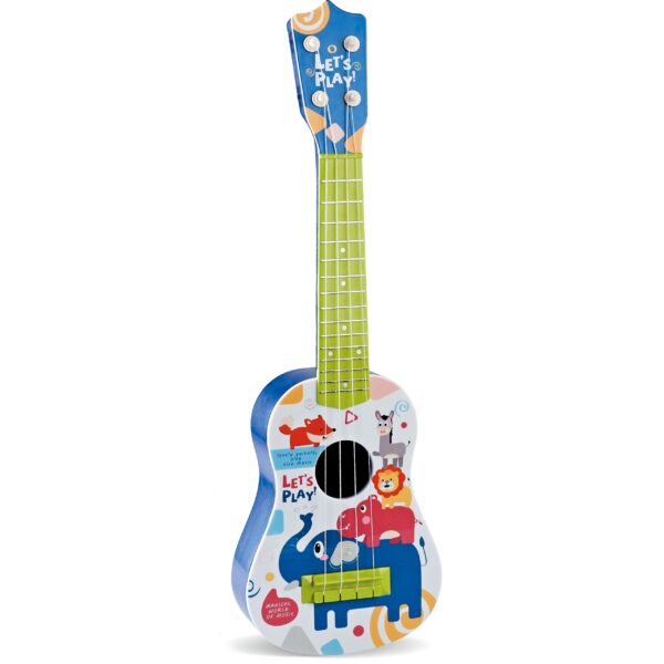 WOOPIE Gitara Klasyczna dla Dzieci Niebieska 57cm - obrazek 2