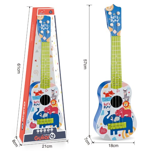 WOOPIE Gitara Klasyczna dla Dzieci Niebieska 57cm - obrazek 3