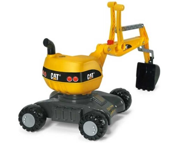 Rolly Toys RollyDigger CAT - Koparka Jeździk obrotowa Żółta - obrazek 2