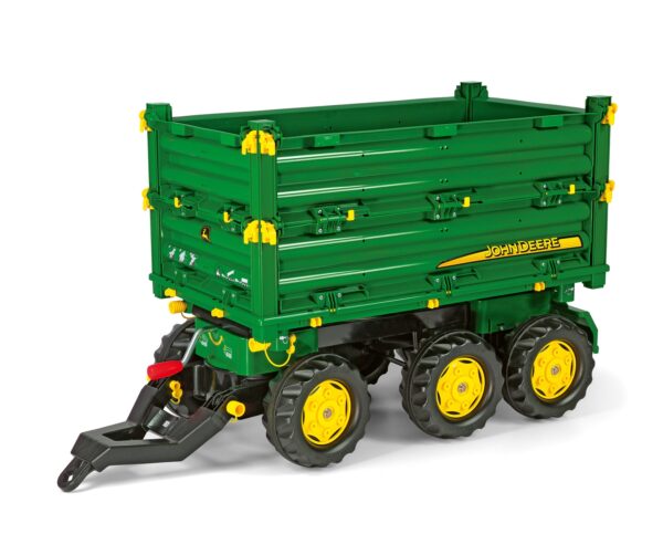 Rolly Toys rollyMulti Trailer -  Przyczepa Wywrotka Rolly Multi John Deere 3 osiowa