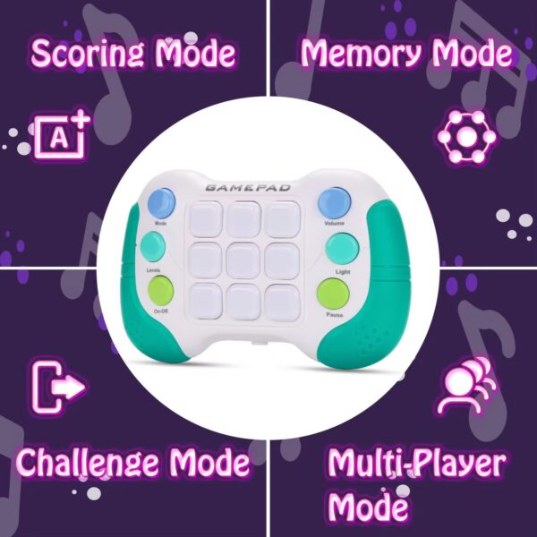 WOOPIE Elektroniczna Gra Zręcznościowa Pop-It Fidget Toy Gamepad - obrazek 2