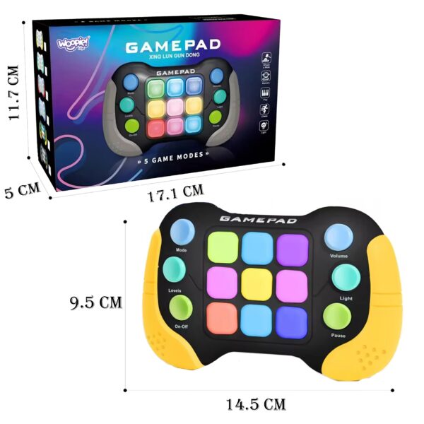 WOOPIE Elektroniczna Gra Zręcznościowa Pop-It Fidget Toy Gamepad - obrazek 3