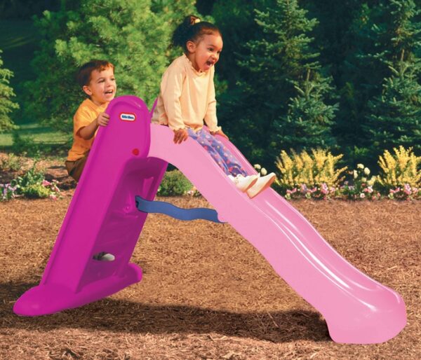 Little Tikes Duża Różowa zjeżdżalnia 150 cm - obrazek 2