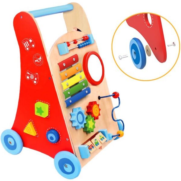 TOOKY TOY Wielofunkcyjny Chodzik Pchacz Panel Edukacyjny Dla Dzieci - obrazek 3