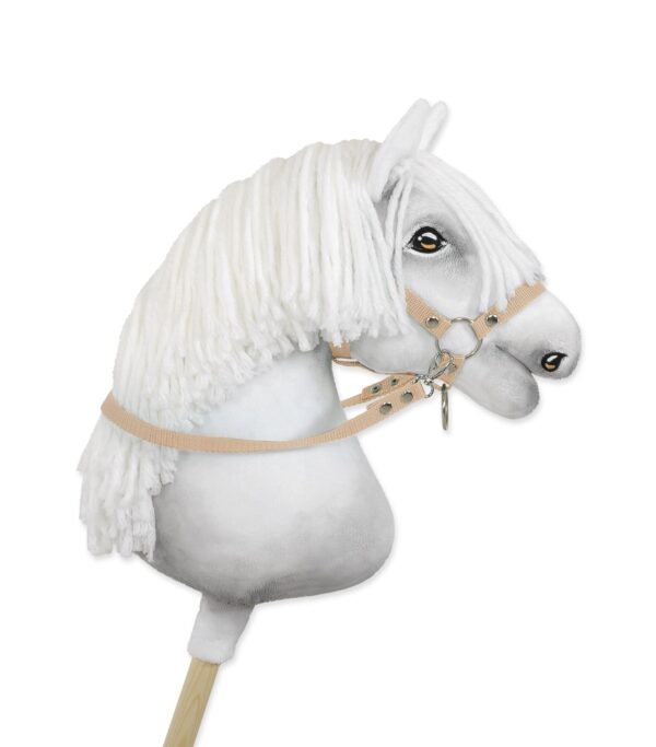 Wodze dla konia Hobby Horse – beżowe