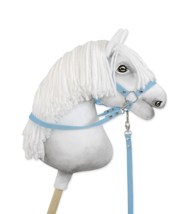 Wodze dla konia Hobby Horse – błękitne - obrazek 2