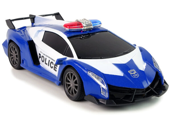 Auto Wyścigowe Policja R/C Zdalnie Sterowane Policyjne + Akumulator - obrazek 4