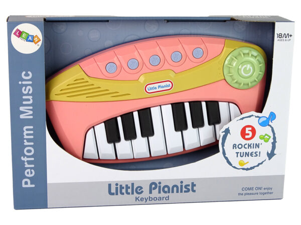 Pianino Interaktywne Różowe Little Pianist - obrazek 4