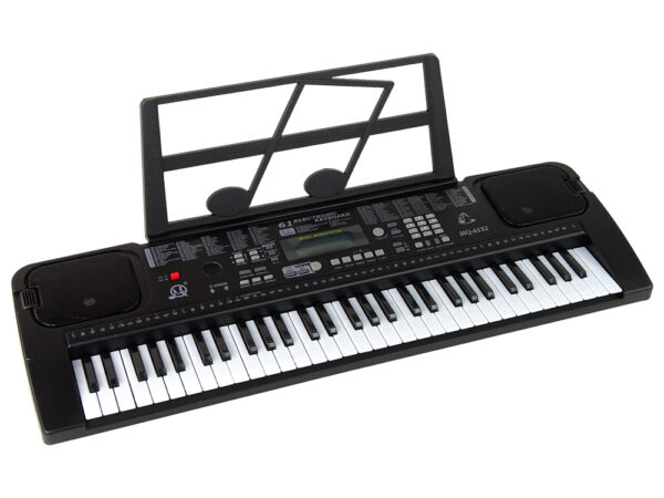 Keyboard Z Mikrofonem Instrument Muzyczny Czarny - obrazek 2