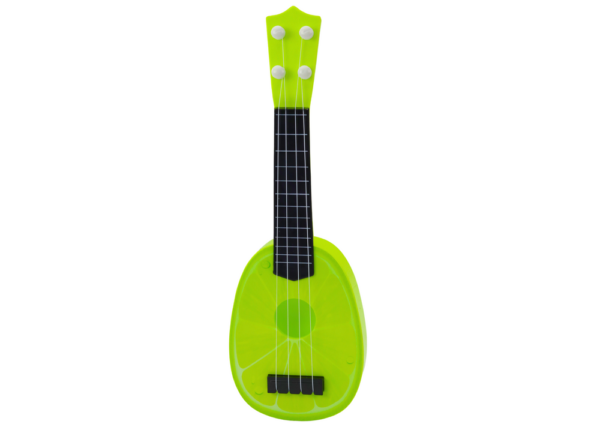 Ukulele Dla Dzieci Mini Gitara 4 Struny Owoc Limonka Zielona 15" - obrazek 2