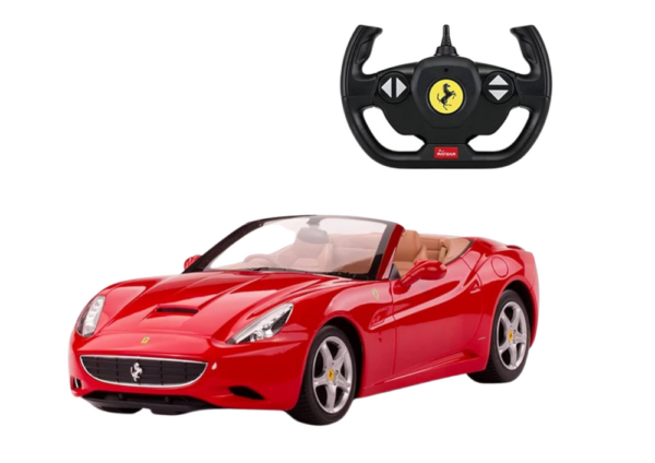 Auto R/C 1:24 Zdalnie Sterowane Sportowe Ferrari California Czerwone - obrazek 2