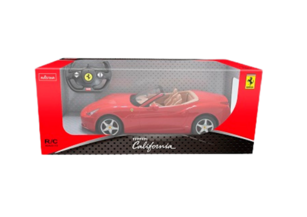 Auto R/C 1:24 Zdalnie Sterowane Sportowe Ferrari California Czerwone - obrazek 3