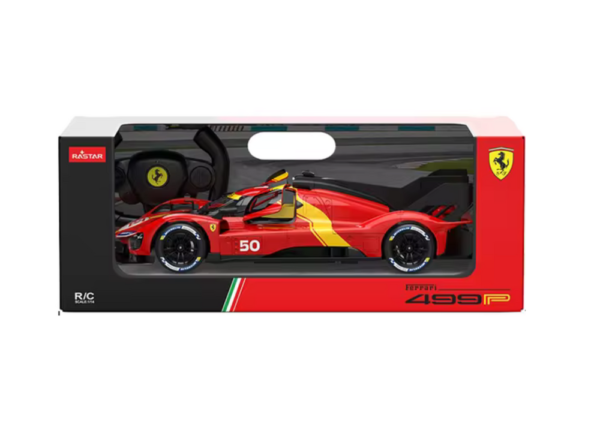 Auto R/C 1:24 Zdalnie Sterowane Sportowe Ferrari 499P Czerwone - obrazek 3