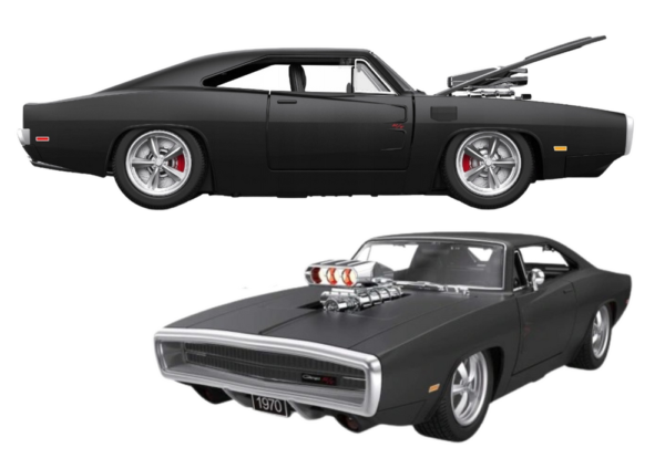 Auto RC 1:16 Zdalnie Sterowany Dodge Charger R/T Otwierane Elementy Czarny - obrazek 3