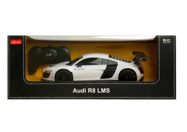 Auto Sportowe RC 1:18 Zdalnie Sterowane Audi R8 Białe - obrazek 4