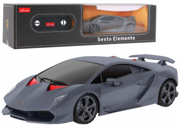 Auto Sportowe RC 1:24 Zdalnie Sterowane Lamborghini Sesto Elemento Szare