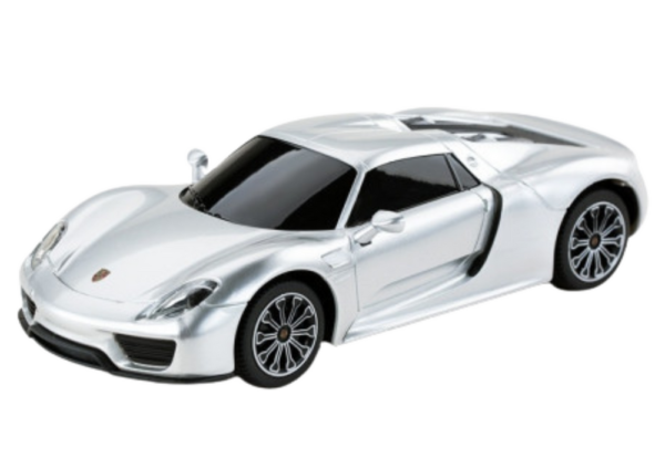 Auto Sportowe RC 1:24 Zdalnie Sterowane Porsche 918 Spyder Srebrne - obrazek 2