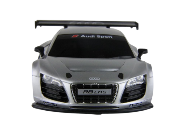 Auto R/C 1:24 Zdalnie Sterowane Sportowe AUDI R8 LMS Srebrne - obrazek 3