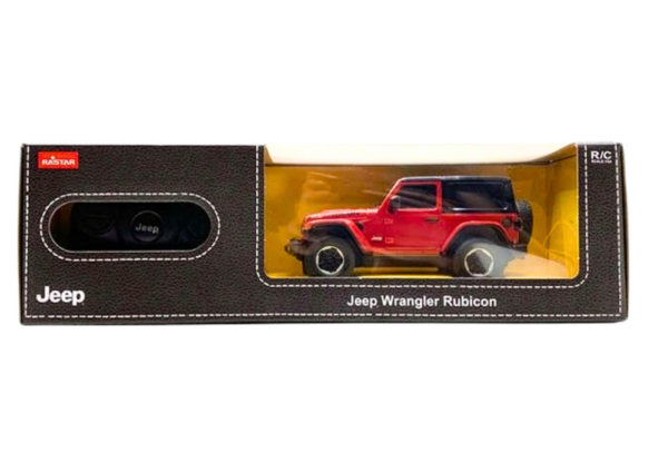 Auto R/C 1:24 Zdalnie Sterowany JEEP Wrangler JL Rubicon Czerwony - obrazek 4