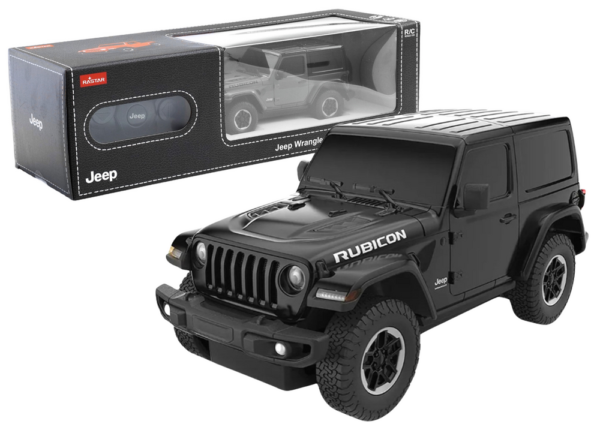 Auto R/C 1:24 Zdalnie Sterowany JEEP Wrangler JL Rubicon Czarny