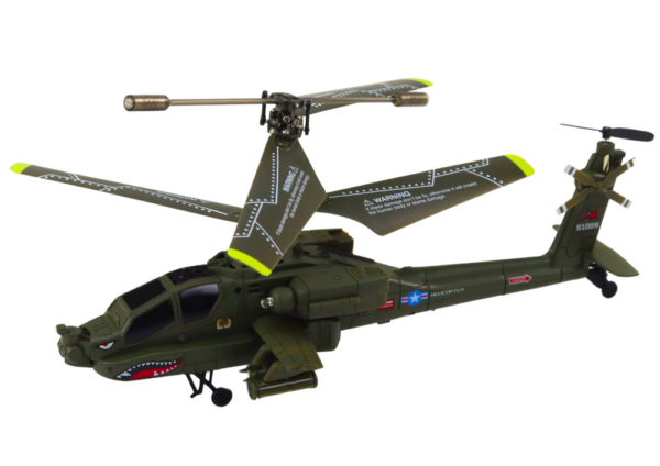 Helikopter Militarny Apache Zdalnie Sterowany RC Syma S109H Khaki - obrazek 2