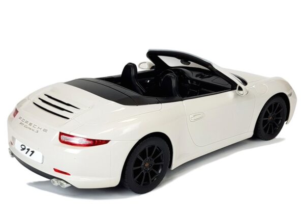 Auto R/C Porsche 911 Carrera S Rastar 1:12 Białe - obrazek 3