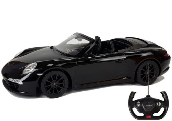 Auto R/C Porsche 911 Carrera S Rastar 1:12 Czarne - obrazek 2