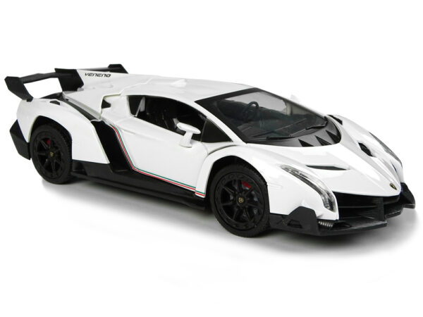 Auto Sportowe R/C 1:24 Lamborghini Veneno Białe 2.4 G Światła - obrazek 3