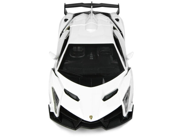 Auto Sportowe R/C 1:24 Lamborghini Veneno Białe 2.4 G Światła - obrazek 4