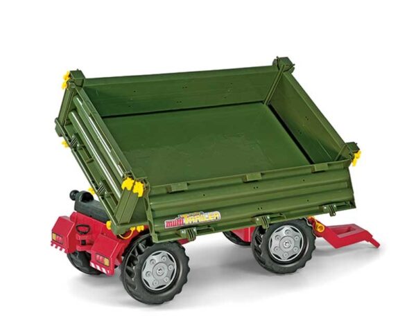 Rolly Toys rollyTrailer Przyczepa Rolly Multi dwuosiowa zielona - obrazek 2