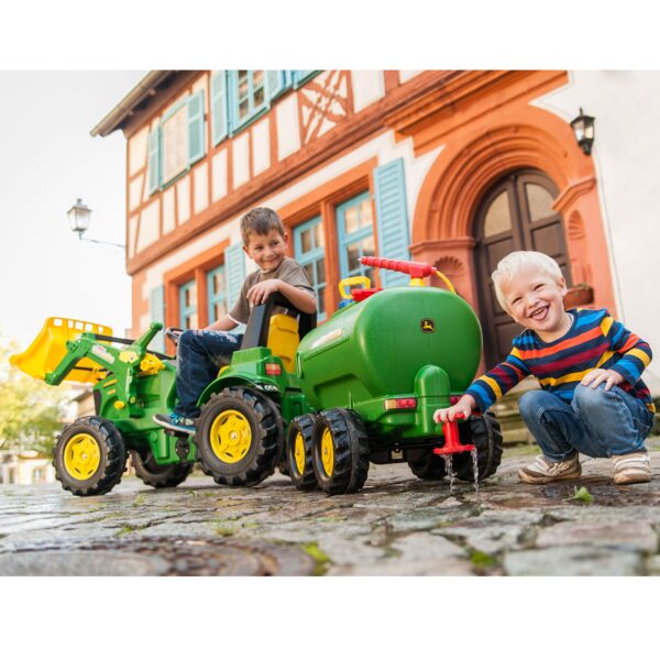 Rolly Toys rollyTanker John Deere cysterna dwuosiowa + pompka - obrazek 3