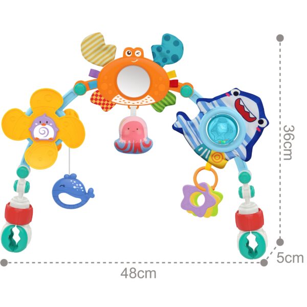 WOOPIE Pałąk Łuk Zawieszka do Łóżeczka Wózka Fotelika - obrazek 2