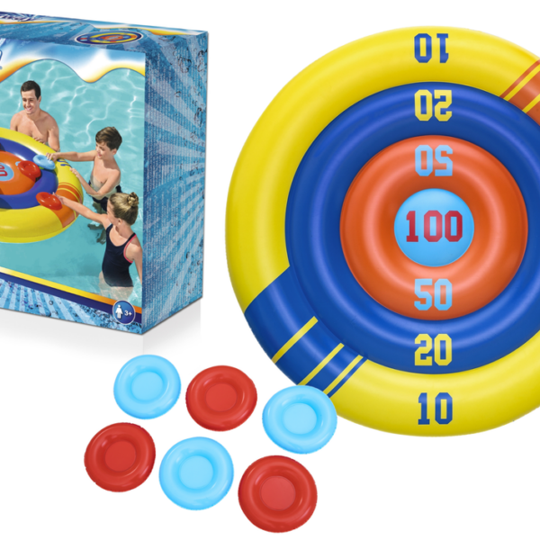 Dmuchana Gra Basenowa Zręcznościowa Tarcza, Frisbee 140 cm Bestway 52566