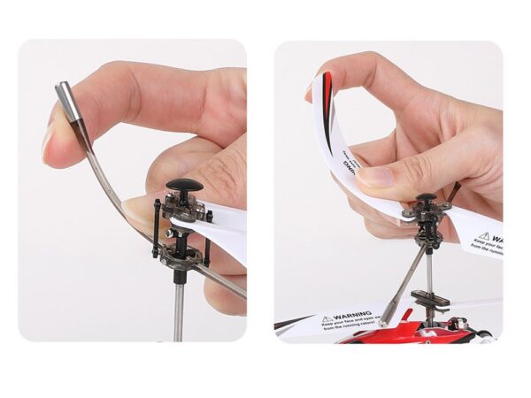 Zdalnie sterowany Metalowy Helikopter Syma S107H Stabilizacja Gyro RC0544 - obrazek 5