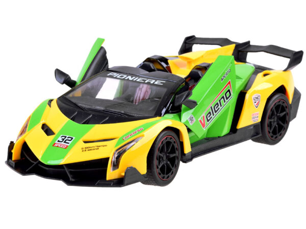 Autko sportowe z otwierane drzwi + pilot RC0583 - obrazek 4