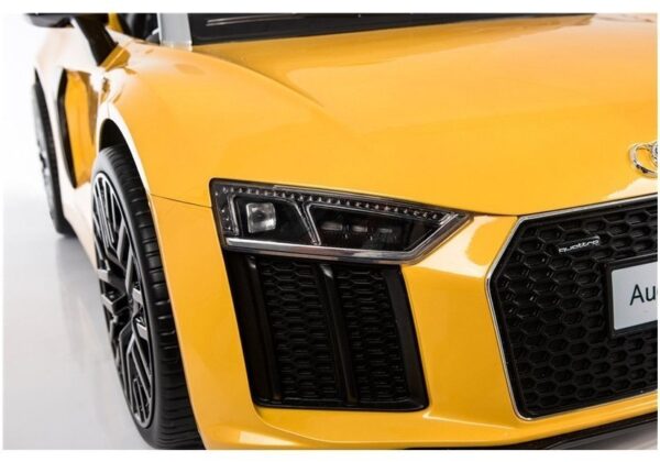 Auto na Akumulator Audi R8 Spyder Żółty Lakierowany - obrazek 3