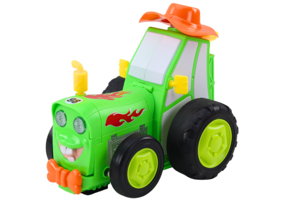 Zdalnie Sterowany Skaczący Traktor R/C Zielony - obrazek 3