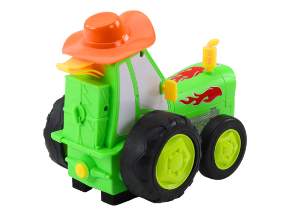 Zdalnie Sterowany Skaczący Traktor R/C Zielony - obrazek 4