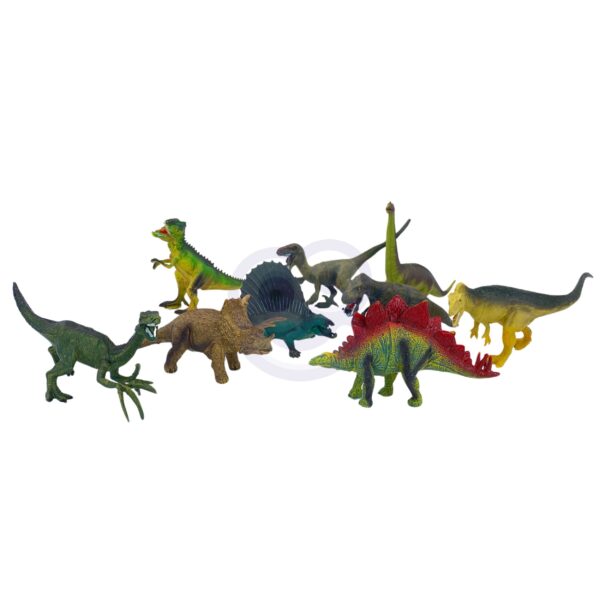 WOOPIE Zestaw Figurki Dinozaury 16 el. + Mata + Kuferek - obrazek 3