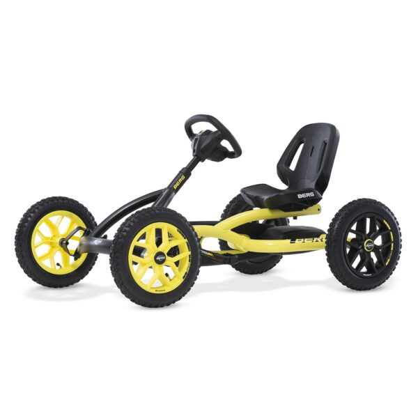 BERG Gokart na Pedały Buddy Cross Żółty od 3 do 8 lat do 50 kg NOWY MODEL - obrazek 3