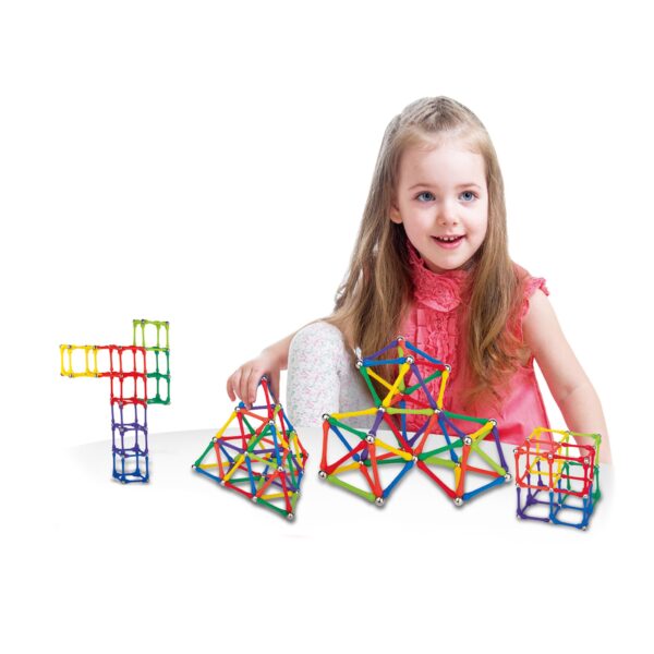 WOOPIE Magnetic Construction Blocks Creative Puzzle 180 pcs. - obrazek 2