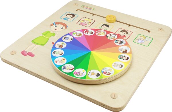 MASTERKIDZ Tablica Edukacyjna Nauka Emocji Zarządzanie Emocjami Montessori - obrazek 2