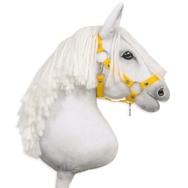 Kantar regulowany dla konia Hobby Horse A3 - żółty